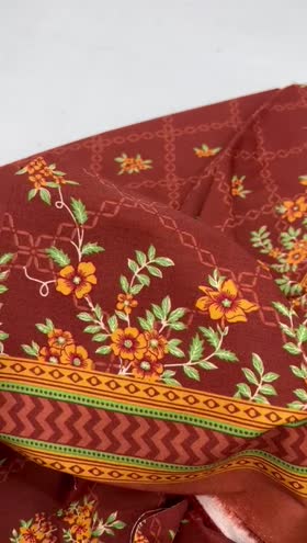 Rs 3150 Saya printed cotton viscose 3pc Rs 3150 Saya printed cotton viscose 3pc